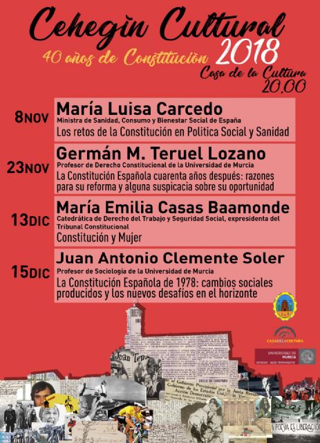 El profesor de la UMU Germán M. Teruel ofrece una conferencia sobre las razones para reformar la Constitución Española