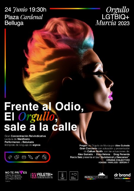 Murcia celebra el día grande de la semana del Orgullo este sábado 24 de junio