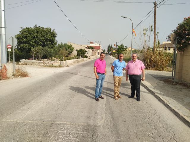 El PSOE exige 'igualdad de servicios' en la Vereda de la Basca, que es límite entre los municipios de Murcia y Beniel