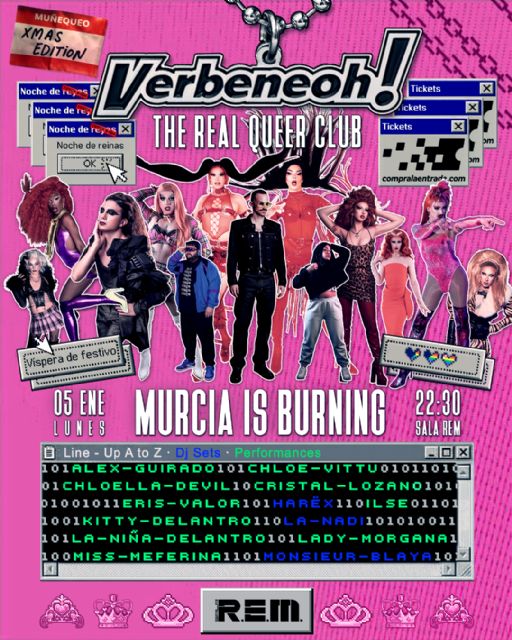 Verbeneoh: Murcia is Burning celebra la Noche de Reinas con una edición especial repleta de talento drag y artistas murcianos