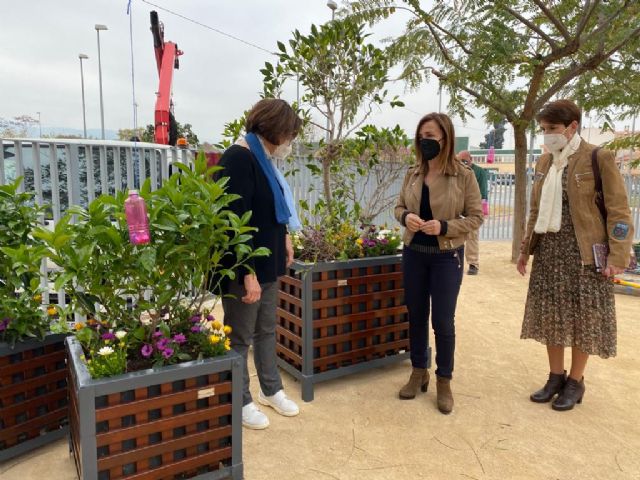 La Escuela Infantil El Lugarico contará con jardineras de gran tamaño que permitirán dividir el patio como medida Covid