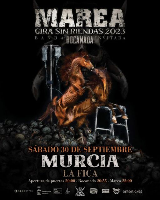 Sin riendas. La gira de Marea que visitará Murcia el próximo sábado