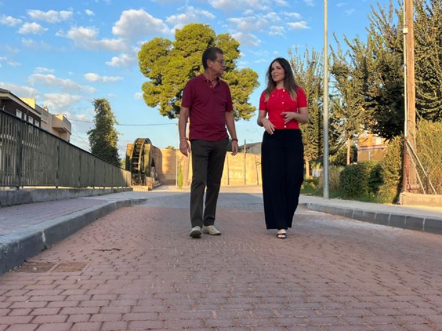 Finalizan las obras de mejora en el entorno de la Rueda de La Ñora