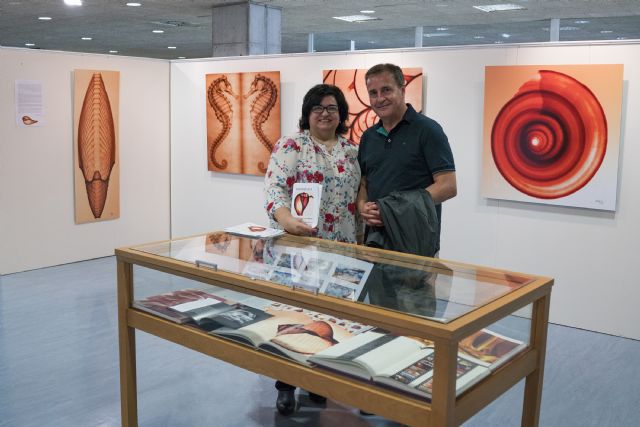 Luis Marino conjuga pintura y fotografía en una exposición en la Biblioteca de la UMU
