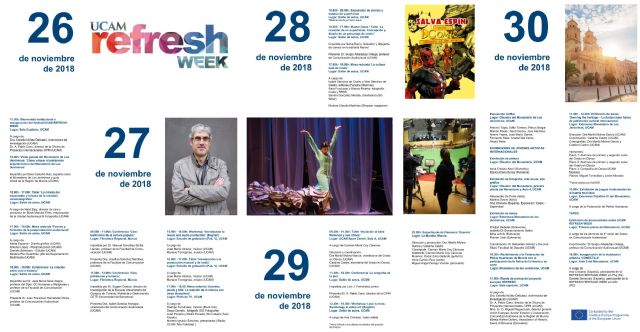 ´UCAM Refresh Week´, una semana cultural para poner en valor el patrimonio de la Región