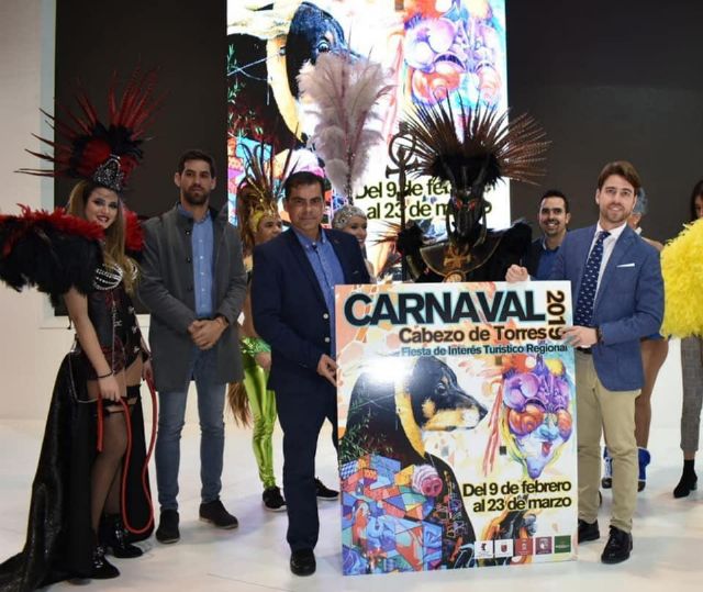 El grafiti del Carnaval de Cabezo de Torres, presente en Fitur