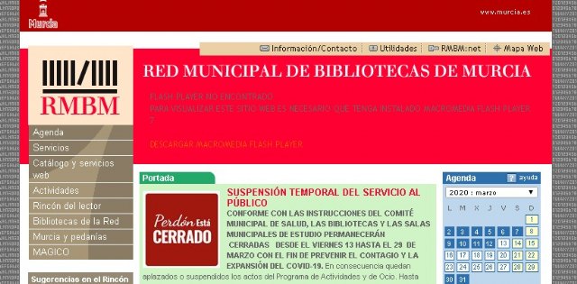 La RMBM pone a disposición de los murcianos el catálogo digital de libros y películas