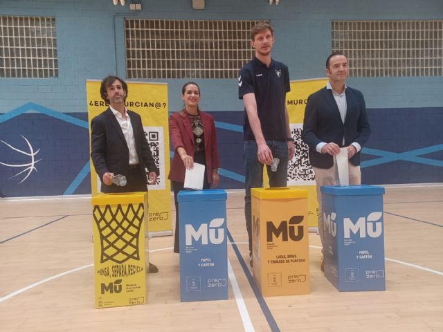 La colaboración entre el UCAM Murcia CB y PreZero permitirá fomentar un año más el reciclaje entre los más jóvenes