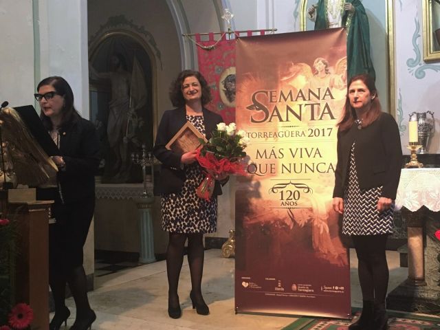 La consejera María Dolores Pagán ofrecerá el pregón de la Semana Santa de Torreagüera