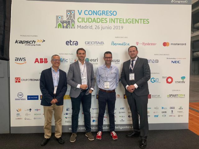 El proyecto Smart City, MiMurcia y su cerebro CEUS se presentan en el V Congreso de Ciudades Inteligentes