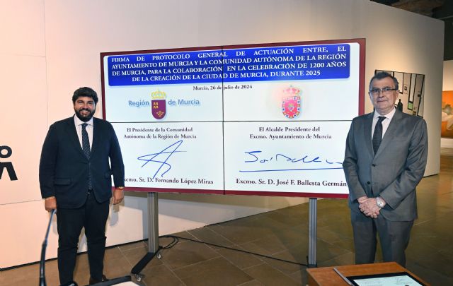 Ballesta convoca a todos los murcianos a participar en el 1.200 aniversario de la fundación de la ciudad de Murcia