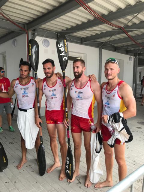 Póquer de medallas para los piragüistas de la UCAM