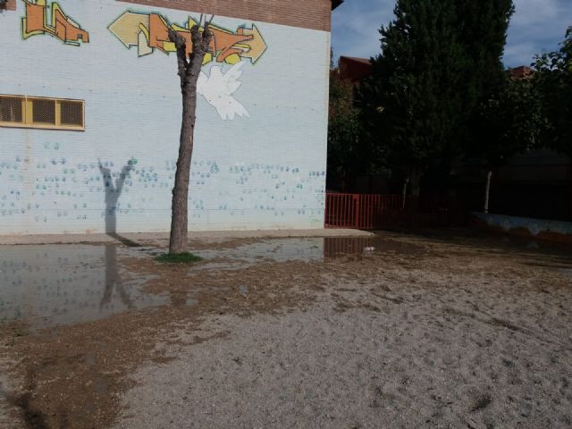 Cambiemos Murcia responsabiliza al equipo de Gobierno de la rotura de las tuberías en el CEIP Ciudad de La Paz