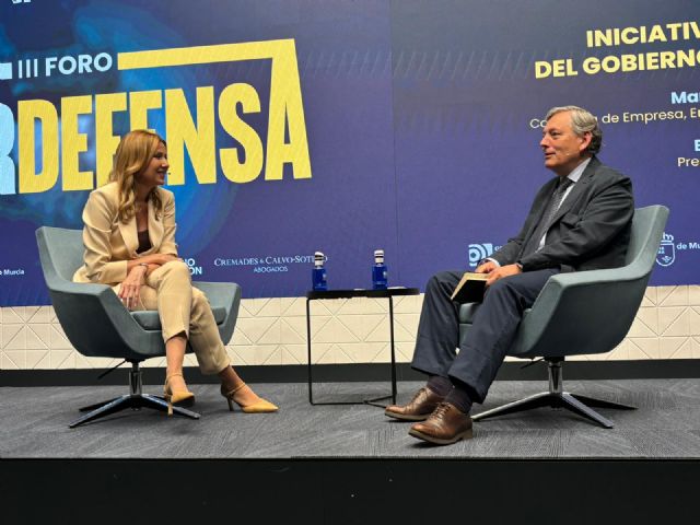 La consejera de Empresa sitúa a la Región como referente nacional en tecnologías duales e innovación aplicada a defensa