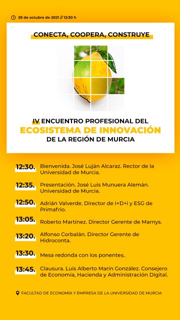 La UMU reúne a tres directivos de empresas para debatir sobre innovación y competitividad en la Región