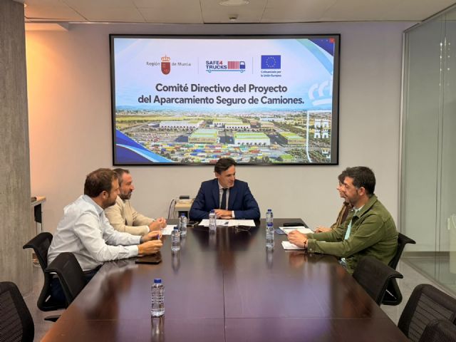 El Comité Directivo del proyecto del aparcamiento seguro para camiones de Murcia aborda su desarrollo técnico y administrativo
