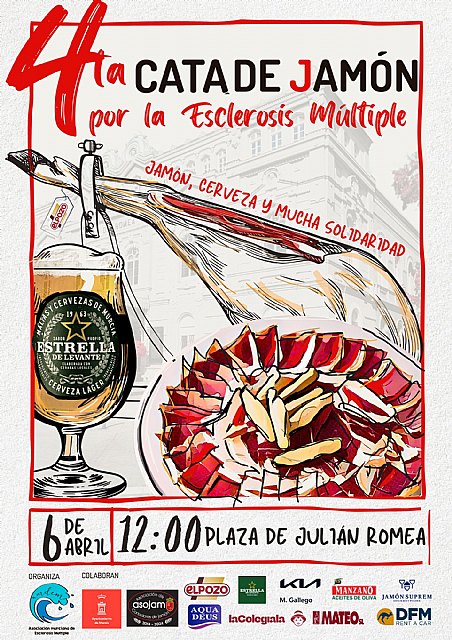 AMDEM organiza su IV Cata de Jamón Solidaria por la esclerosis múltiple