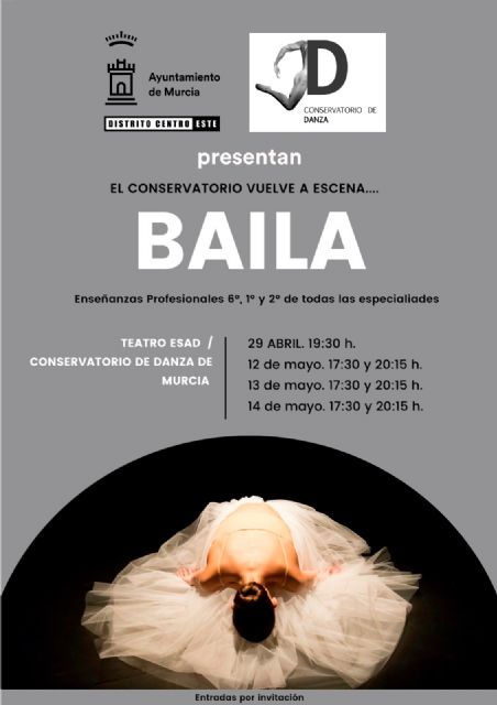 El Conservatorio de Danza rinde homenaje a los bailarines murcianos con proyección nacional e internacional