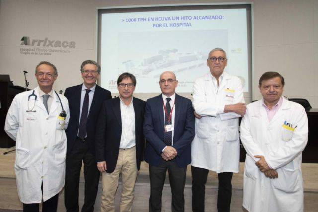 El Servicio de Hematología del Hospital Virgen de la Arrixaca, dirigido por el catedrático de la UMU José María Moraleda, celebra los más 1.000 trasplantes de médula ósea