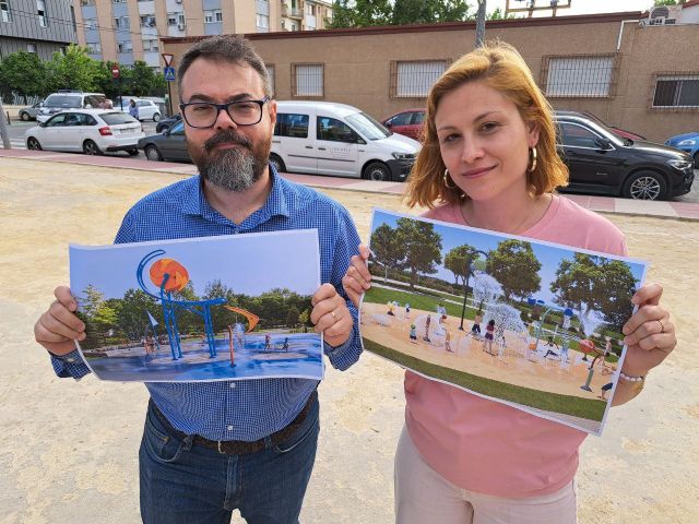 Podemos, IU-Verdes y Alianza Verde proponen crear parques de agua sostenibles en barrios y pedanías para combatir el calor