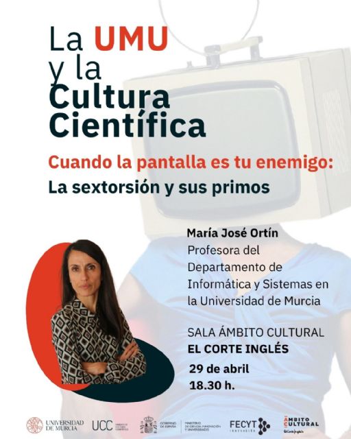 La investigadora María José Ortín imparte una nueva conferencia de 'La UMU y la Cultura Científica' sobre los peligros del sexting