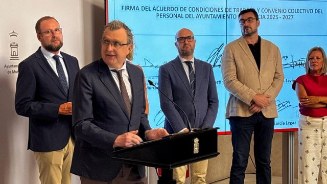 El Ayuntamiento de Murcia consolida el mayor avance laboral en más de diez años para su plantilla