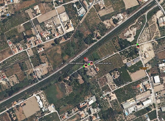 Un hombre herido en una quema descontrolada en Los Garres