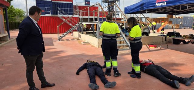 Murcia refuerza su compromiso con la formación en emergencias con un simulacro de Incidente de Múltiples Víctimas
