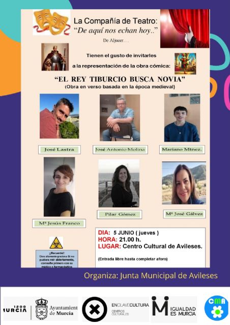 Avileses celebra la tercera edición de su encuentro de ´Amigas y Amigos del Teatro´ con una programación cultural como impulso del arte escénico