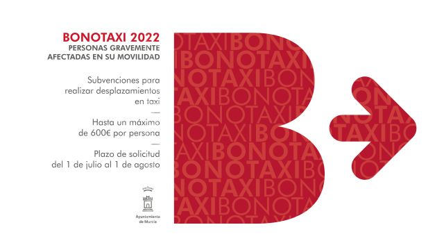 Las personas con movilidad reducida podrán solicitar las ayudas de ´bonotaxi´ desde 1 de julio hasta el 1 de agosto