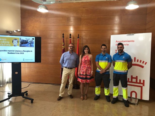 El Ayuntamiento anima a los murcianos a reutilizar y reciclar durante la Feria