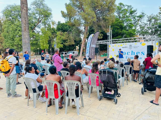 Más de 10.000 personas participan en las 'Noches en Familia' impulsadas por el Ayuntamiento de Murcia durante este verano
