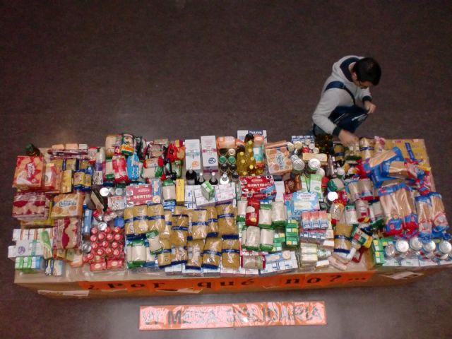 La Facultad de Economía recauda 1.000 kilos de alimentos para Cruz Roja