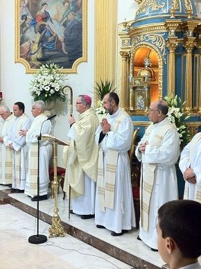 El Sr. Obispo preside la Eucaristía en Javalí Nuevo, con motivo del Centenario del nacimiento del sacerdote D. Diego Hernández