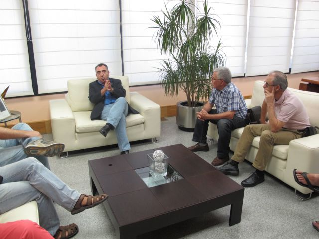 Reunión del consejero de Fomento con la Plataforma Pro-Soterramiento de Murcia