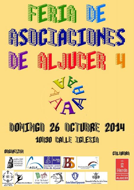 Las asociaciones de Aljucer celebran mañana su 4ª Feria de participación