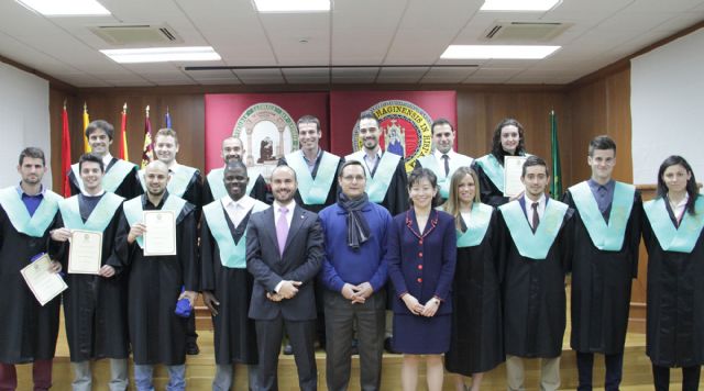 Alumnos de siete nacionalidades se gradúan en el Máster de Alto Rendimiento Deportivo de la UCAM