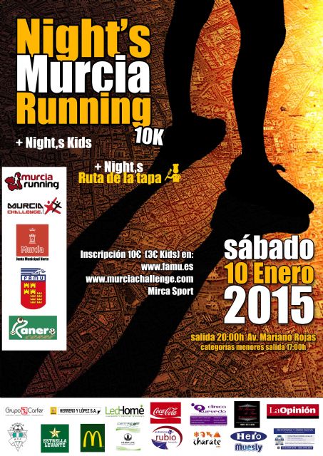 La Night´s Murcia Running 2015 empieza a rodar
