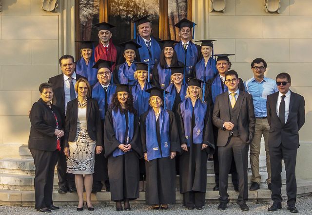 La UCAM gradúa en Viena a los estudiantes de los títulos propios que imparte en Austria