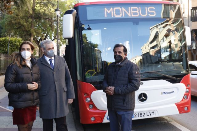 Cinco nuevos autobuses se incorporan a la flota de Transportes de Murcia y Pedanías