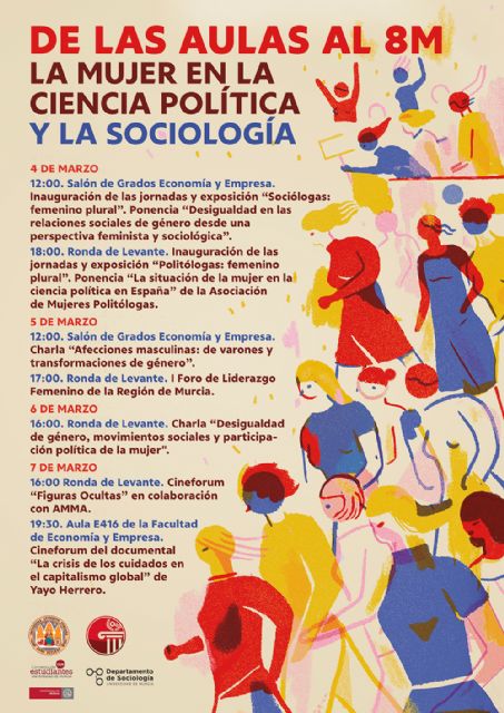 La Universidad de Murcia dedica unas jornadas al papel de la mujer en la Ciencia Política y la Sociología