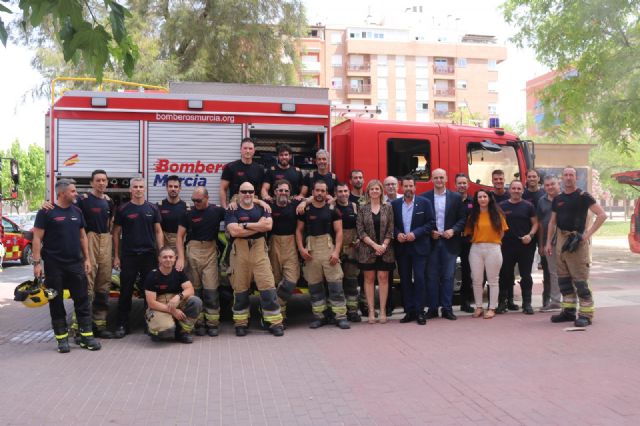 Los Bomberos de Murcia reciben formación operativa sobre incendios en sótanos y apuntalamientos de emergencia en viviendas sociales del municipio
