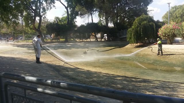 El Ayuntamiento finaliza las labores de acondicionamiento del lago de Fofó en Murcia