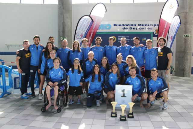 Las 67 medallas de la UCAM rompen el récord histórico del Campeonato de España Universitario de Natación