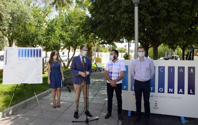Las pedanías ganarán este domingo más de 27.000 m2 para el paseo y el deporte gracias al plan Murcia Peatonal