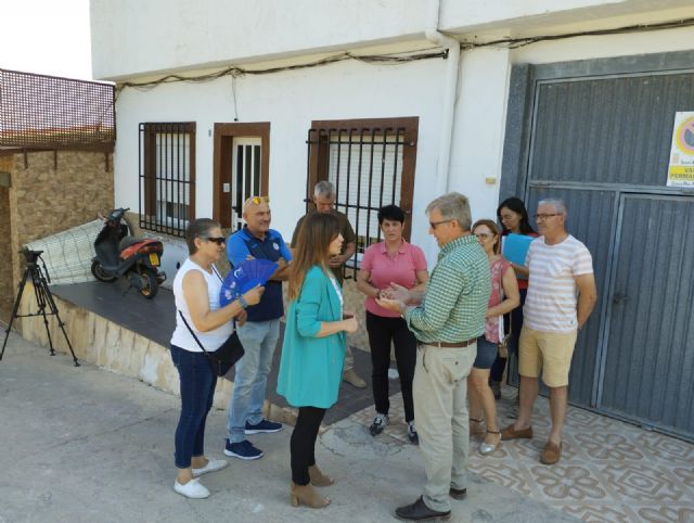La construcción de un muro de contención evitará los desprendimientos en la calle Agüera de Torreagüera