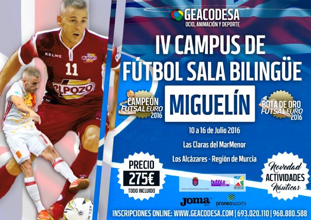 IV campus de fútbol sala bilingúe Miguelín