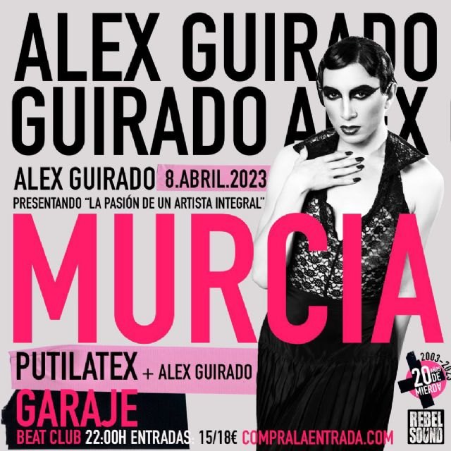 Alex Guirado presentará en Murcia su álbum musical ´La Pasión de un Artista Integral´