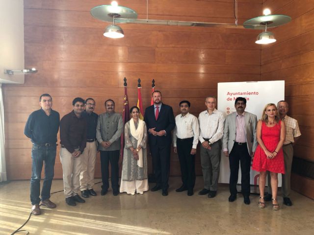 Una delegación India conoce el proyecto Smart City que lleva a cabo el Ayuntamiento de Murcia