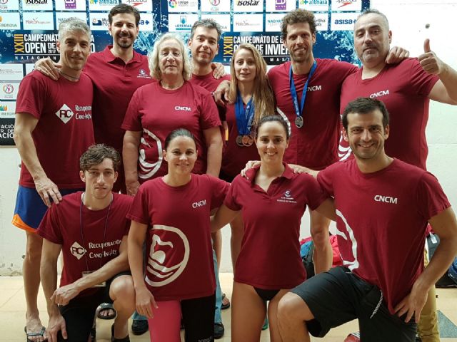 El Club Natación Ciudad de Murcia consigue tres medallas en el XXIII Campeonato de España Open Máster de Natación de Invierno